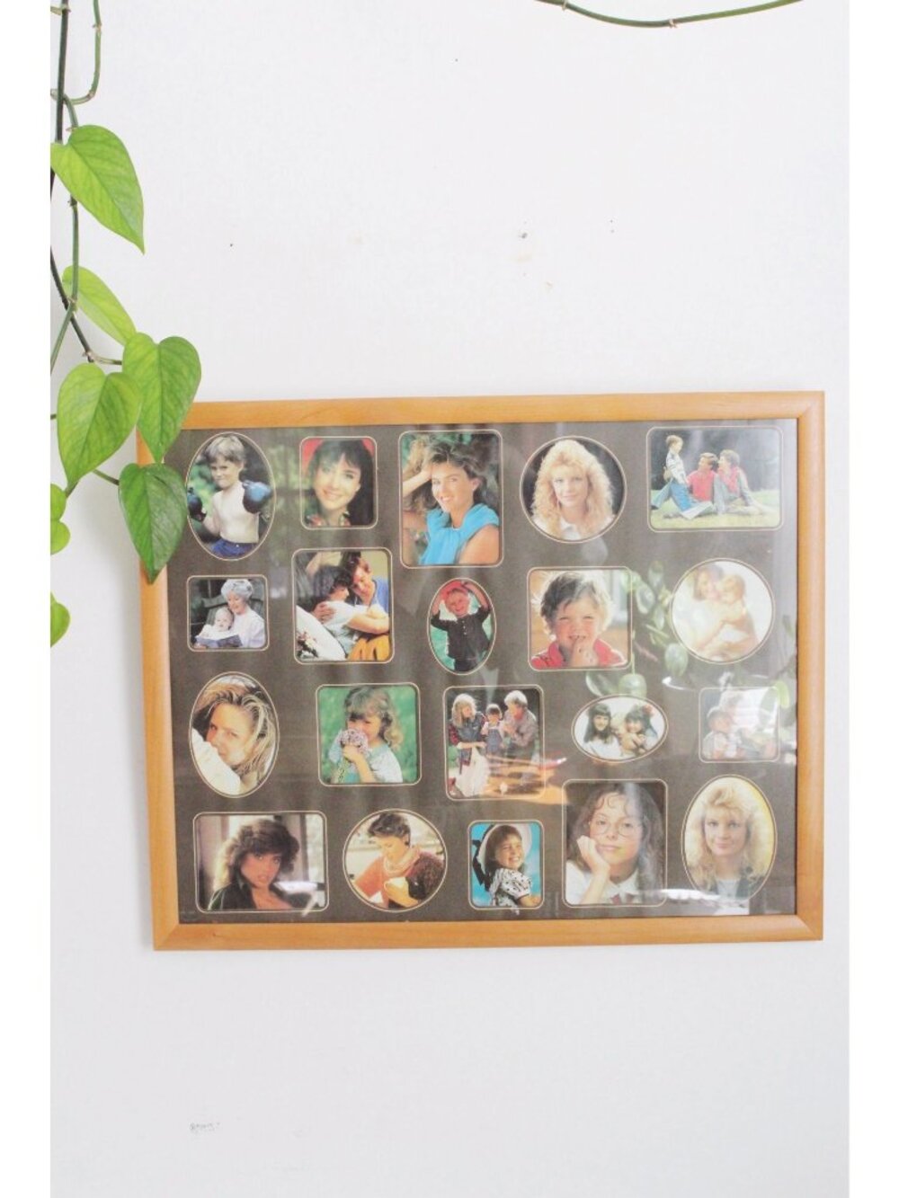 Vintage Collage Wood Picture Frame 16x20 - Multi- Photo, Art, Wall Hanging